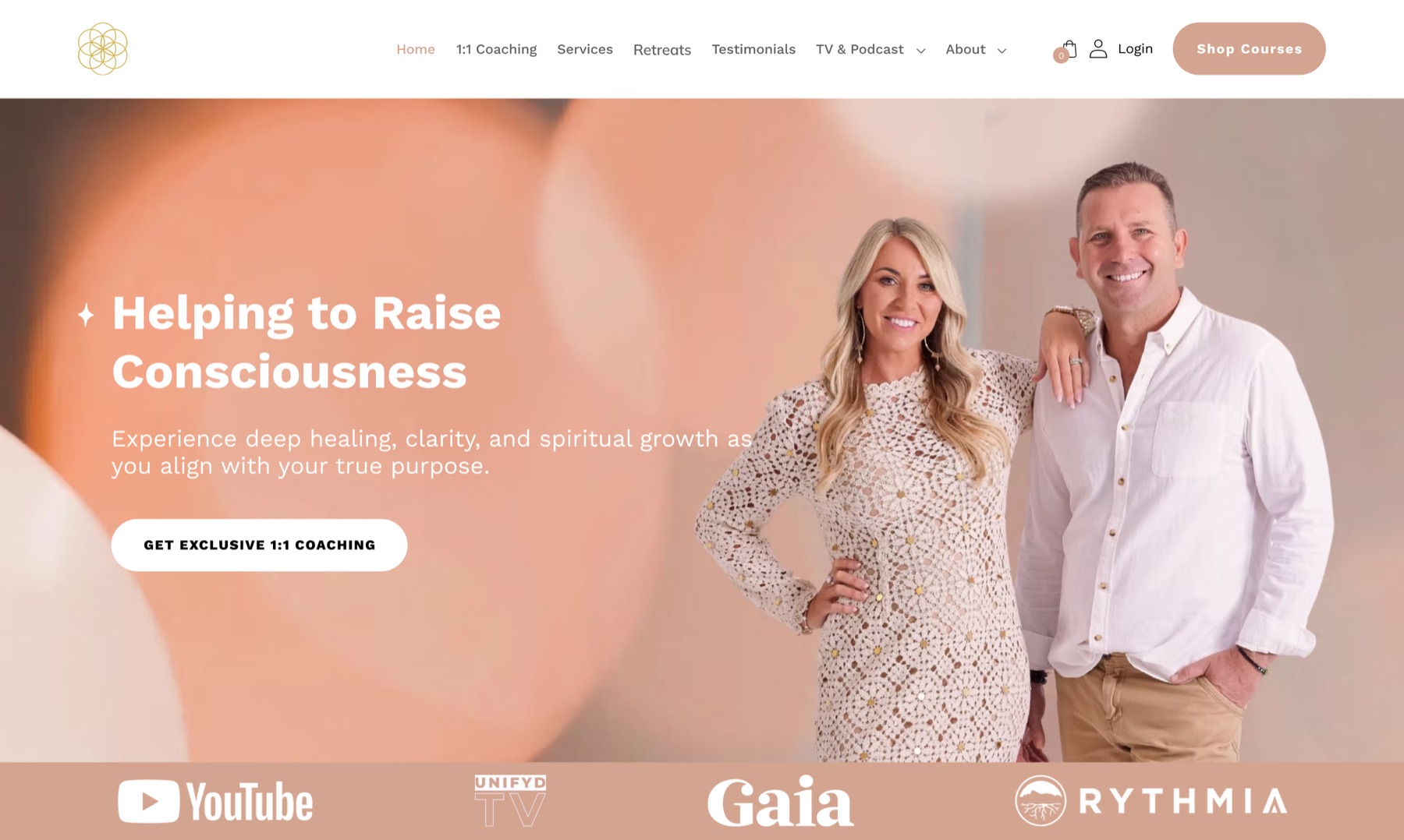 Awakening Education homepage hero with the headline Helping to Raise Consciousness and a coaching call to action